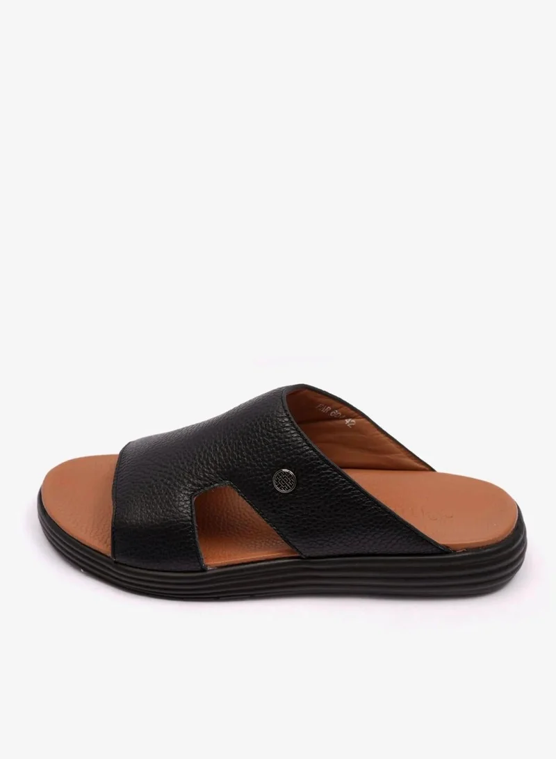 Comfort Plus SOFT MILLED MENS ARABIC COMFORT PLUS SANDALS BLACK